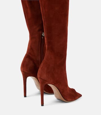 Amanda 105 suede over-the-knee boots | Paris Texas