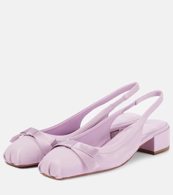 Mamaflirt 30 leather slingback pumps | Christian Louboutin