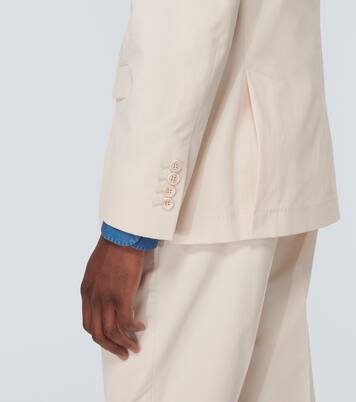 Cotton and cashmere-blend suit | Brunello Cucinelli