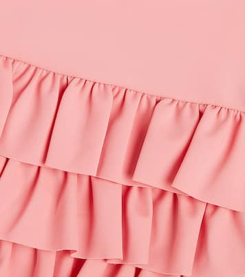 Printed ruffle-trimmed swimsuit | Mini Rodini