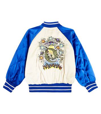 Haru embroidered satin bomber jacket | Molo