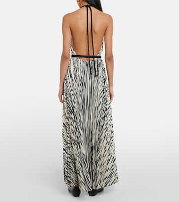 Bedrucktes Maxikleid Frida aus Chiffon | Proenza Schouler