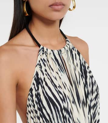 Bedrucktes Maxikleid Frida aus Chiffon | Proenza Schouler