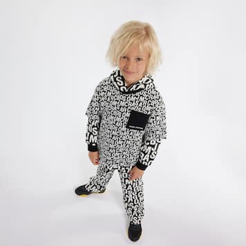 로고 코튼 블렌드 스웨트팬츠 | Marc Jacobs Kids