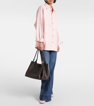 Sirene faux pearl leather Mary Jane flats | Mach & Mach