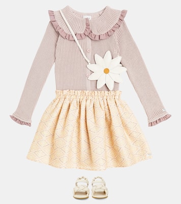 Diedee embroidered skirt | Donsje