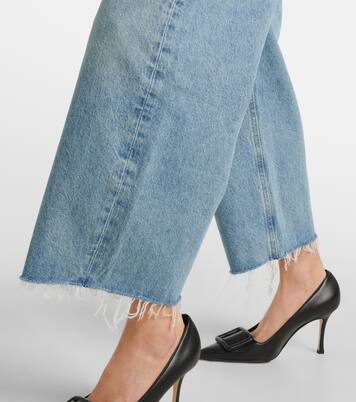 Mid-Rise Cropped Wide-Leg Jeans Ayla | Citizens of Humanity