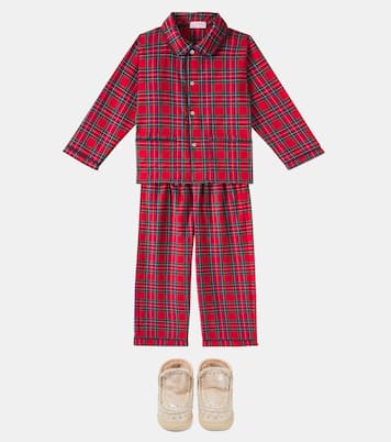 Glitter metallic leather boots | Mou Kids