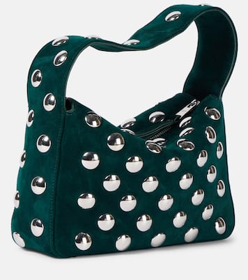 Borsa Elena Small in suede con borchie | Khaite