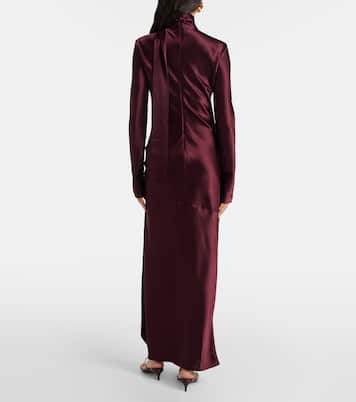 Maxikleid Emilie aus Satin | Galvan