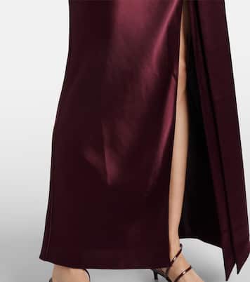Maxikleid Emilie aus Satin | Galvan
