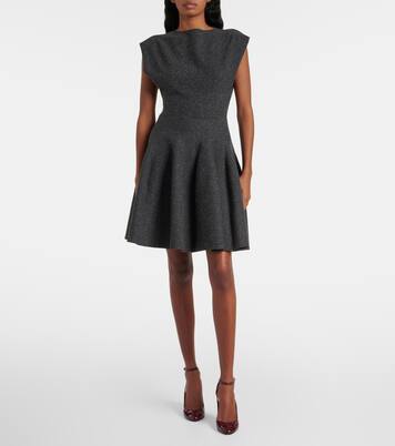 Minikleid Godet aus einem Seidengemisch | Alaïa