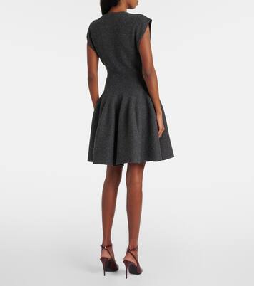 Minikleid Godet aus einem Seidengemisch | Alaïa