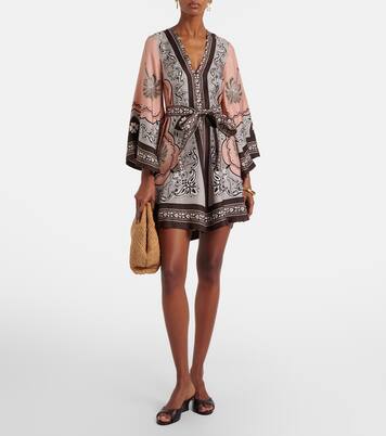 Minikleid Magnifico aus Seiden-Twill | La DoubleJ