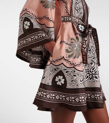 Minikleid Magnifico aus Seiden-Twill | La DoubleJ