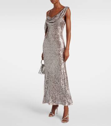Robe longue Joaquin à sequins | Diane von Furstenberg