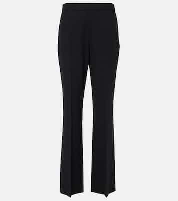 Dina wool-blend straight pants | The Row