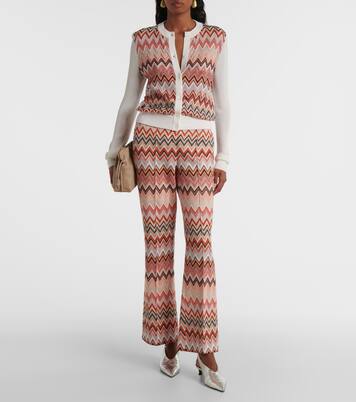 Cardigan mit Häkelstrick | Missoni