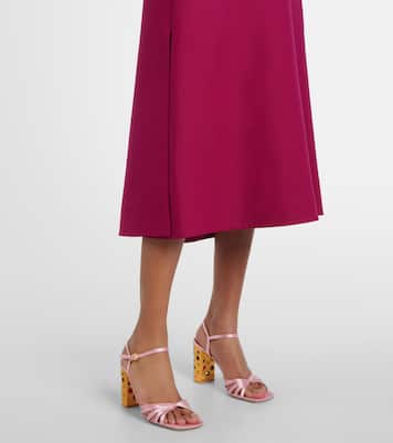 Embellished Crepe Couture midi dress | Valentino