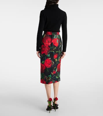 Floral pencil skirt | Dolce&Gabbana