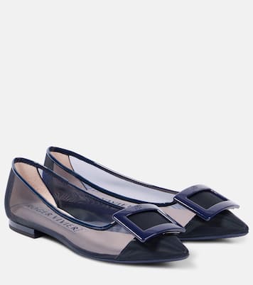 Gommettine mesh ballet flats | Roger Vivier