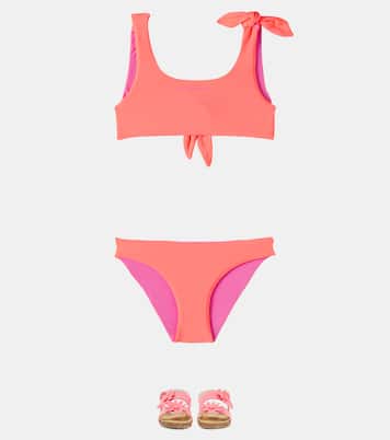 Bow-detail bikini | Il Gufo