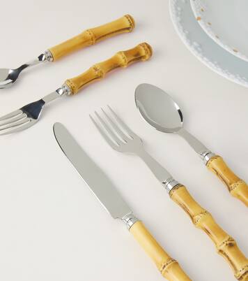 Bamboo 5-piece flatware set | Les-Ottomans