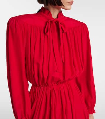 Robe midi en soie | Balenciaga
