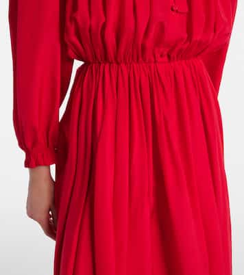 Robe midi en soie | Balenciaga
