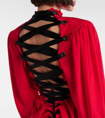 Robe midi en soie | Balenciaga