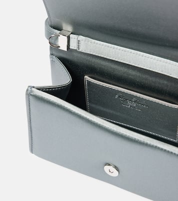 Clutch Pilgrim Micro aus Satin | Roger Vivier