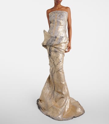 Bustier-Top aus Denim | Rick Owens