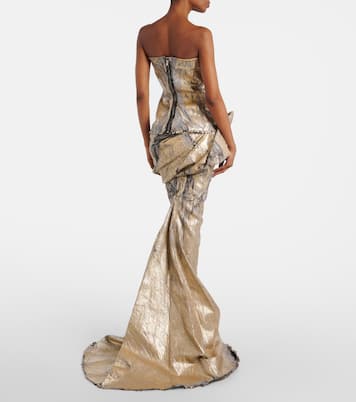 Bustier-Top aus Denim | Rick Owens