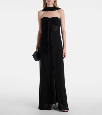Reverse draped silk gown | Christopher Esber