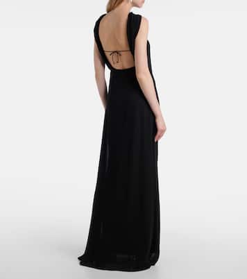 Reverse draped silk gown | Christopher Esber