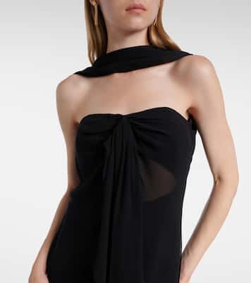 Reverse draped silk gown | Christopher Esber