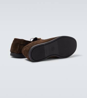 Segelschuhe City Moc aus Veloursleder | Saman Amel
