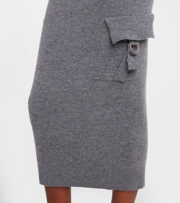 Bleistiftrock aus Wolle | Blumarine