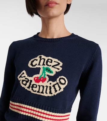 Chez Valentino cotton sweater | Valentino