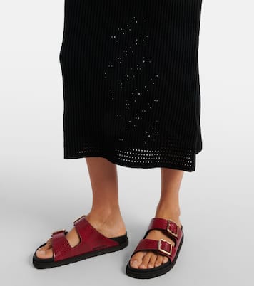 Cheston pointelle cotton midi dress  | Varley