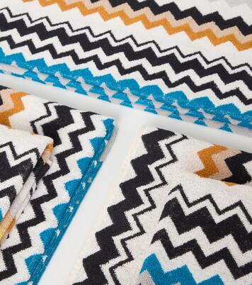 Best set of 5 zigzag cotton terry towels  | Missoni