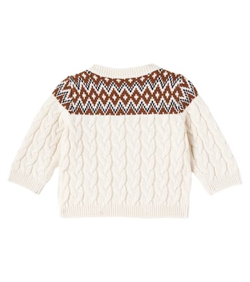 Baby Pullover Joshua aus Wolle und Baumwolle  | Bonpoint