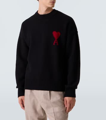 Ami De Cœur virgin wool sweater | Ami Paris