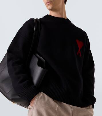 Ami De Cœur virgin wool sweater | Ami Paris