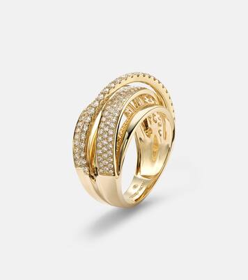 Bague Orbit en or 18 ct et diamants | Shay Jewelry