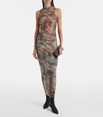 Médallion printed mesh tank top | Jean Paul Gaultier