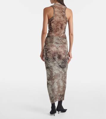 Médallion printed mesh tank top | Jean Paul Gaultier