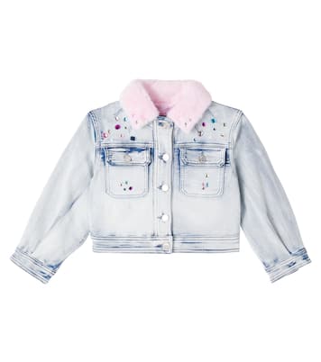 X Disney® Jeansjacke mit Kristallen | Monnalisa