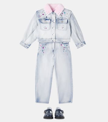 X Disney® Jeansjacke mit Kristallen | Monnalisa