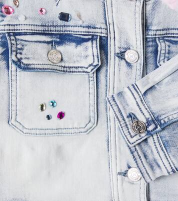 X Disney® Jeansjacke mit Kristallen | Monnalisa